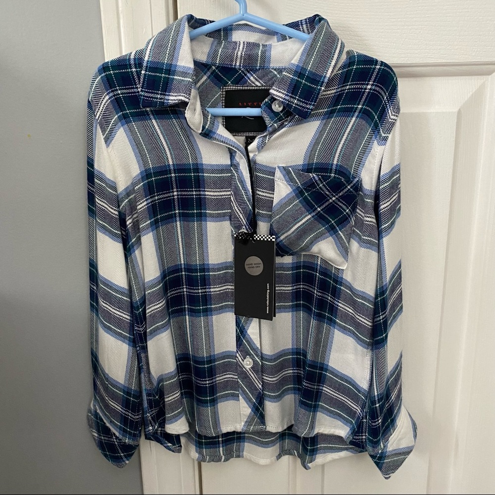 Little Rails plaid shirt